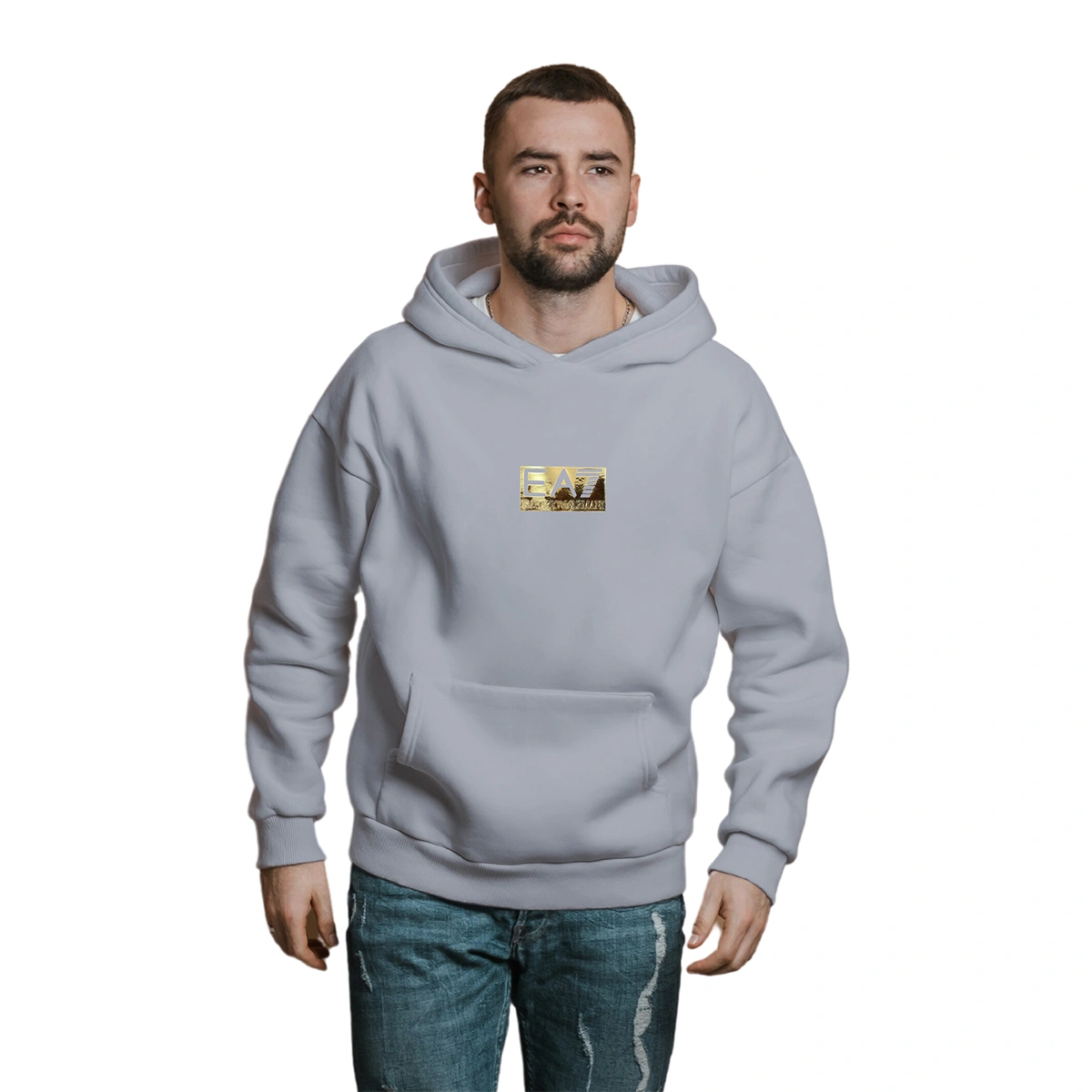 Blusa Moletom Empório Armani EA7 Com Capuz Premium - Imagem 16