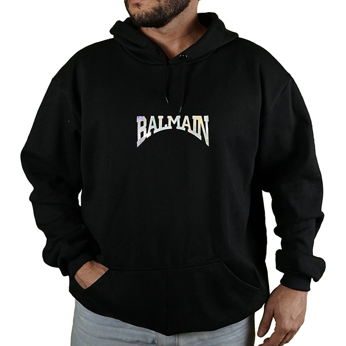Blusa Moletom Balmain Com Capuz Premium