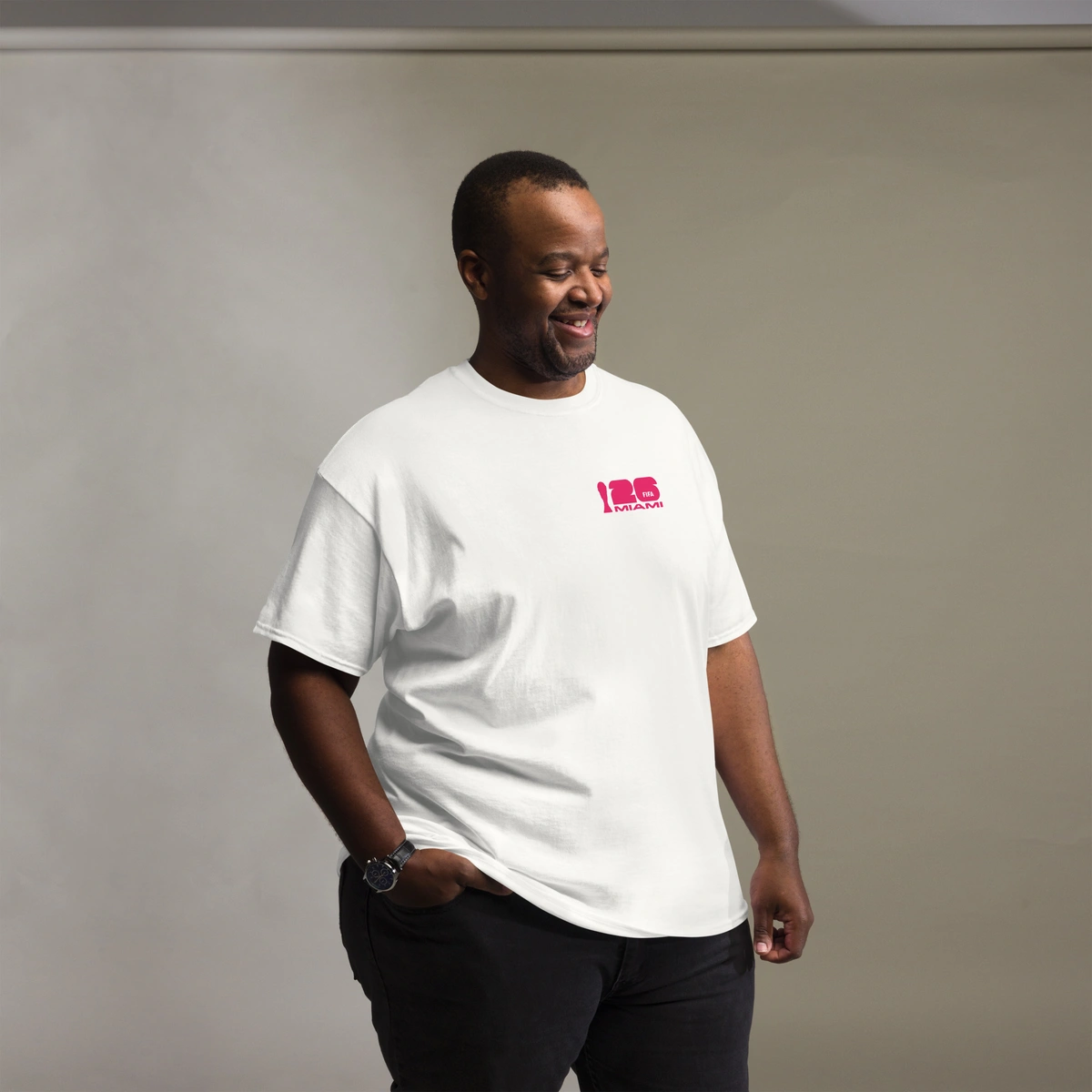 Camiseta Plus Size Masculina Miami Copa do Mundo