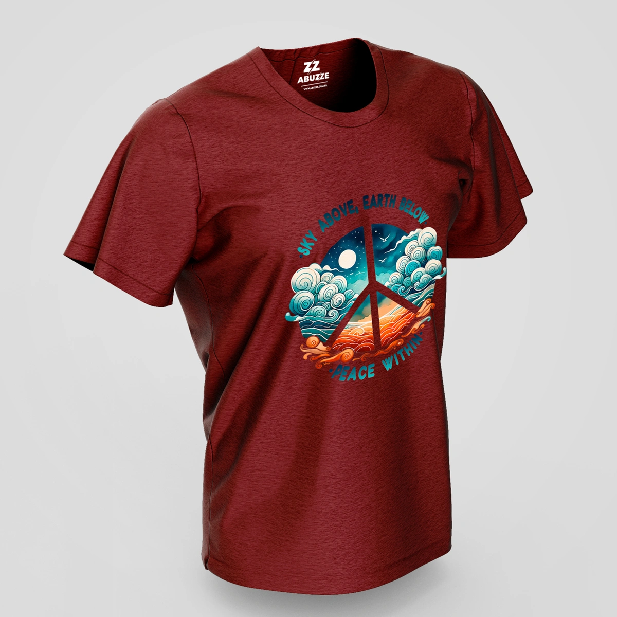 Camisa Masculina Paz e Amor - Imagem 4