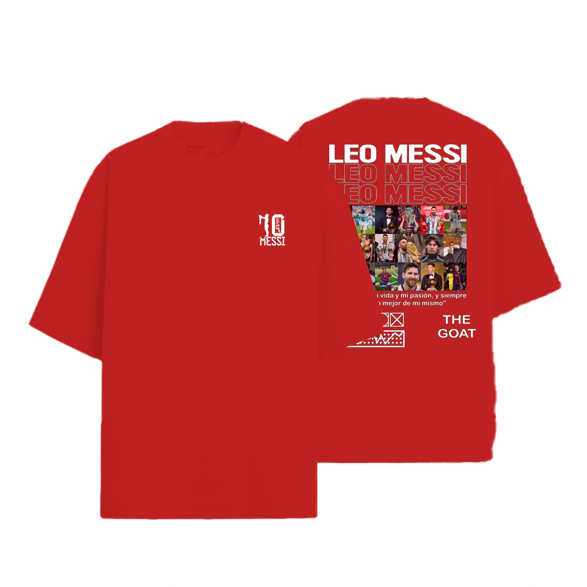 Camiseta Masculina Oversized Messi - Imagem 9