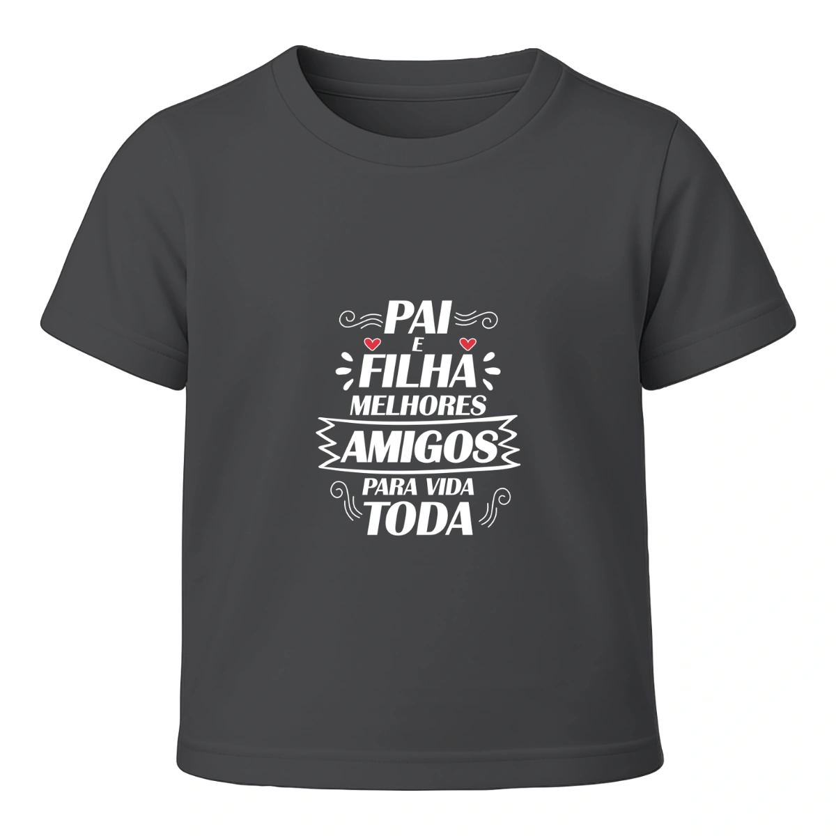 Camiseta Infantil Menino Dia dos Pais Pai E Filha - Imagem 7