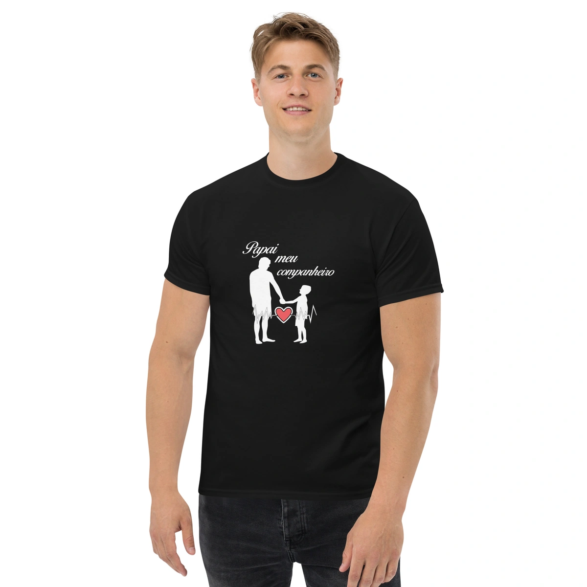 Camiseta Masculina Dia dos Pais Papai Meu Companheiro - Imagem 3