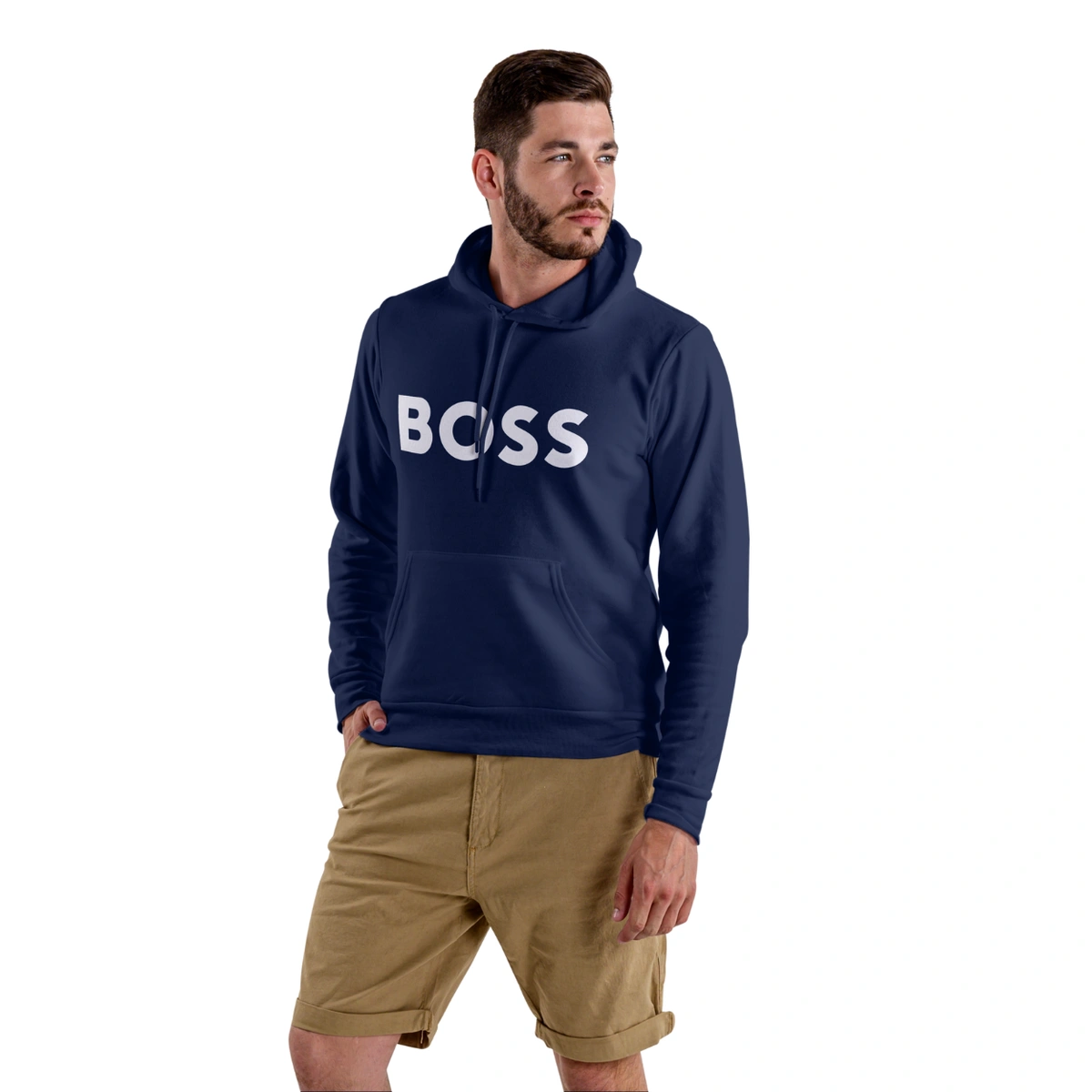 Blusa Moletom Hugo Boss Basic com Capuz - Imagem 4