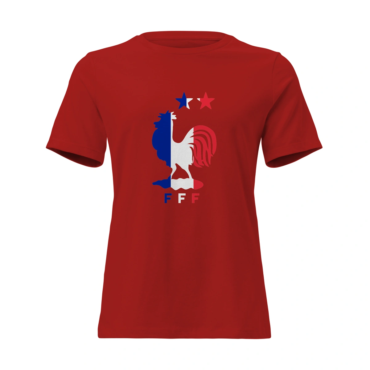 Camisa Feminina Baby Look Galo França - Imagem 5