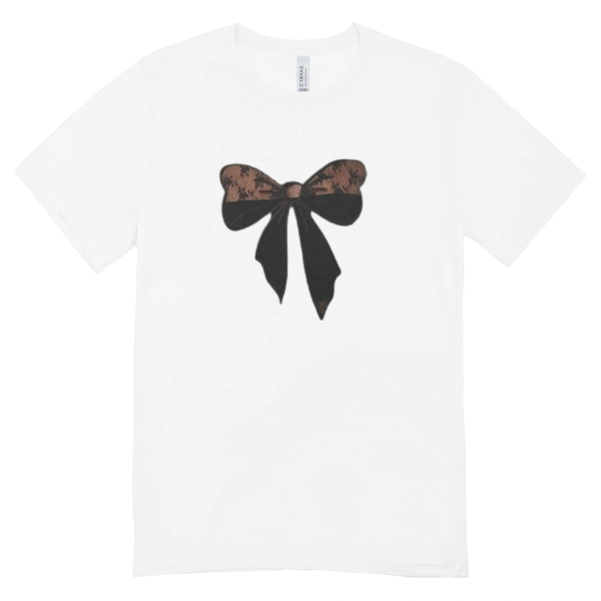 Camisa Feminina Baby Look De Laço