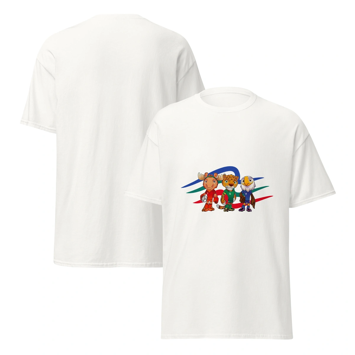 Camiseta Masculina Mascotes Copa do Mundo 2026 - Imagem 9