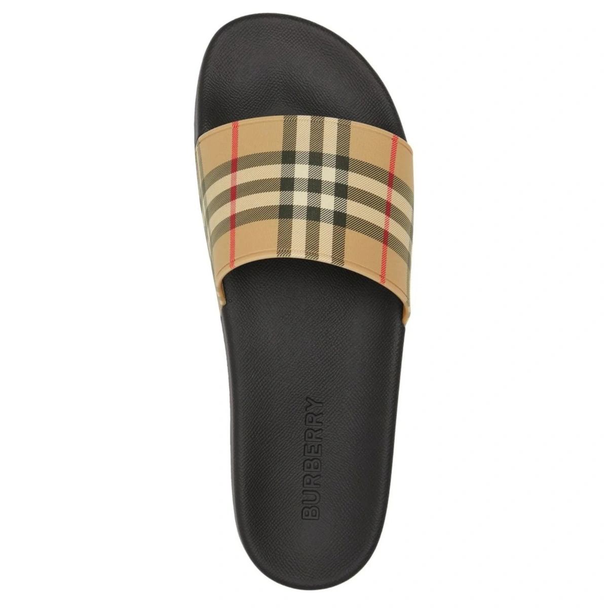 Chinelo Masculino Slide Burberry Xadrez Vintage - Imagem 3