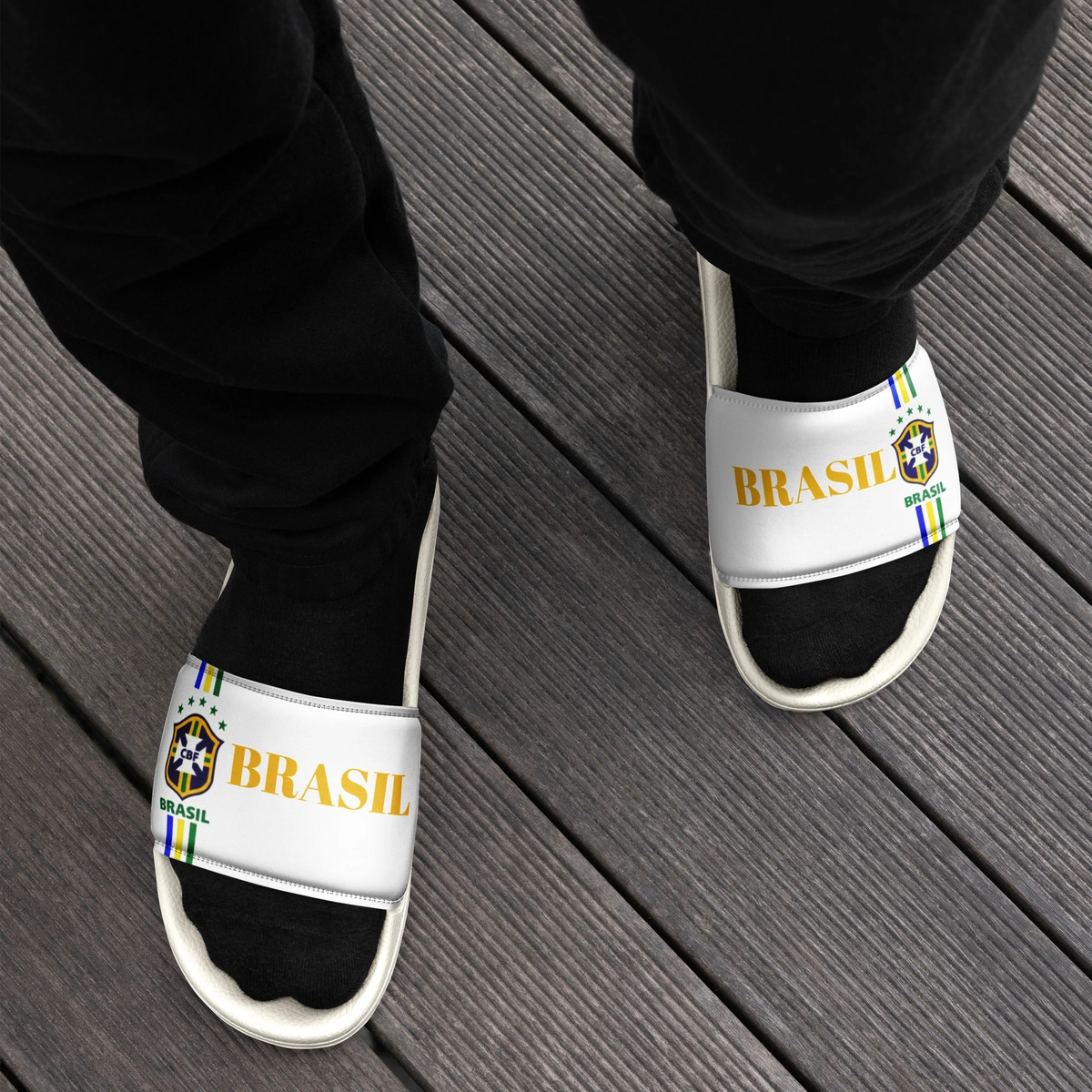 Chinelo Slide Masculino Seleção Brasil Varias Estampas II - Imagem 54