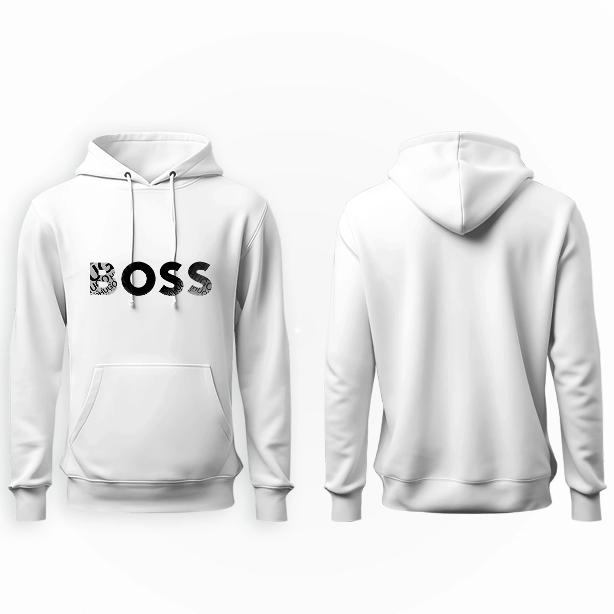 Blusa Moletom Hugo Boss Big Logo com Capuz - Imagem 8