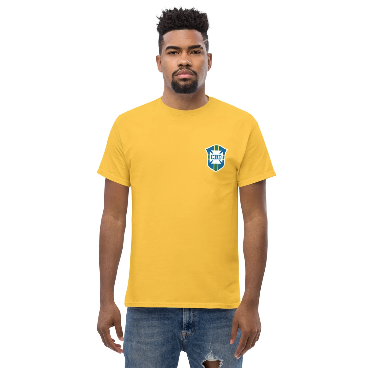 Camisa Masculina Seleção Brasileira 1958 - Imagem 3