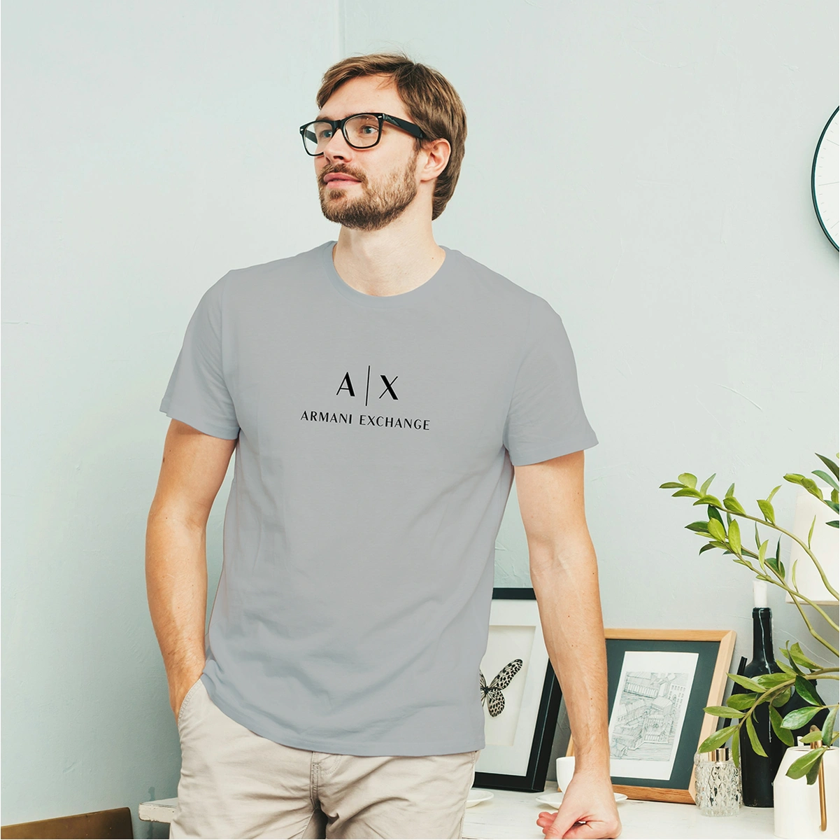 Camisa Armani Exchange Big Logo - Imagem 10