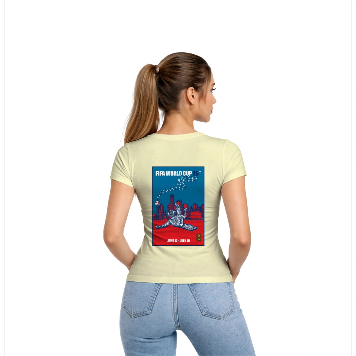 Camisa Feminina Baby Look Dallas Copa do Mundo - Imagem 16