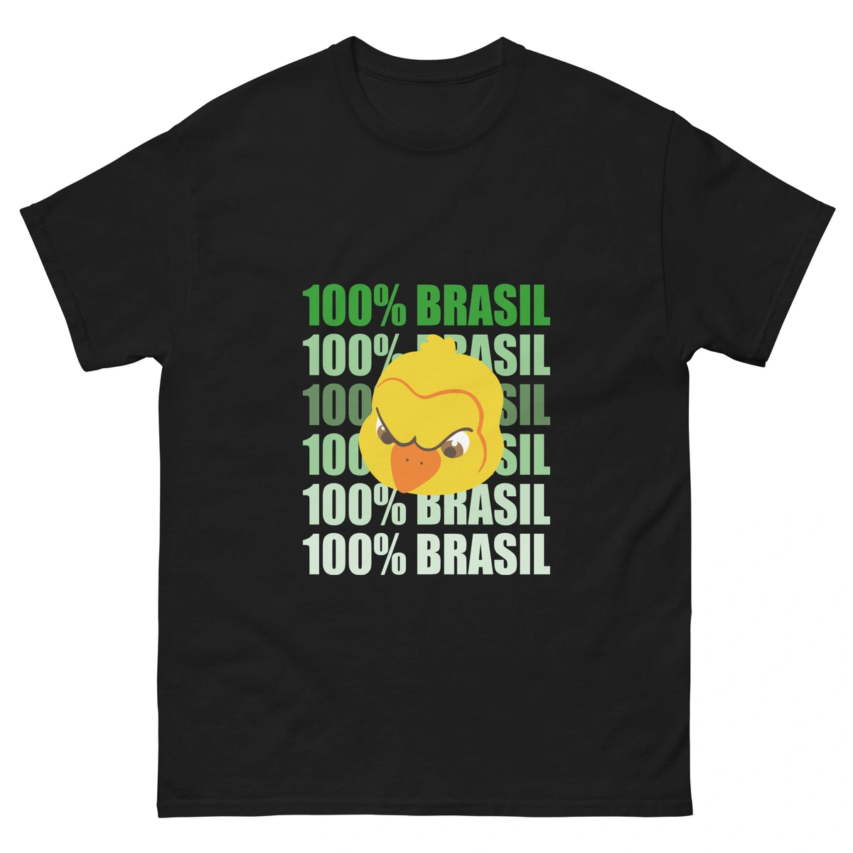 Camisa Masculina Plus Size 100% Brasil Canarinho - Imagem 4