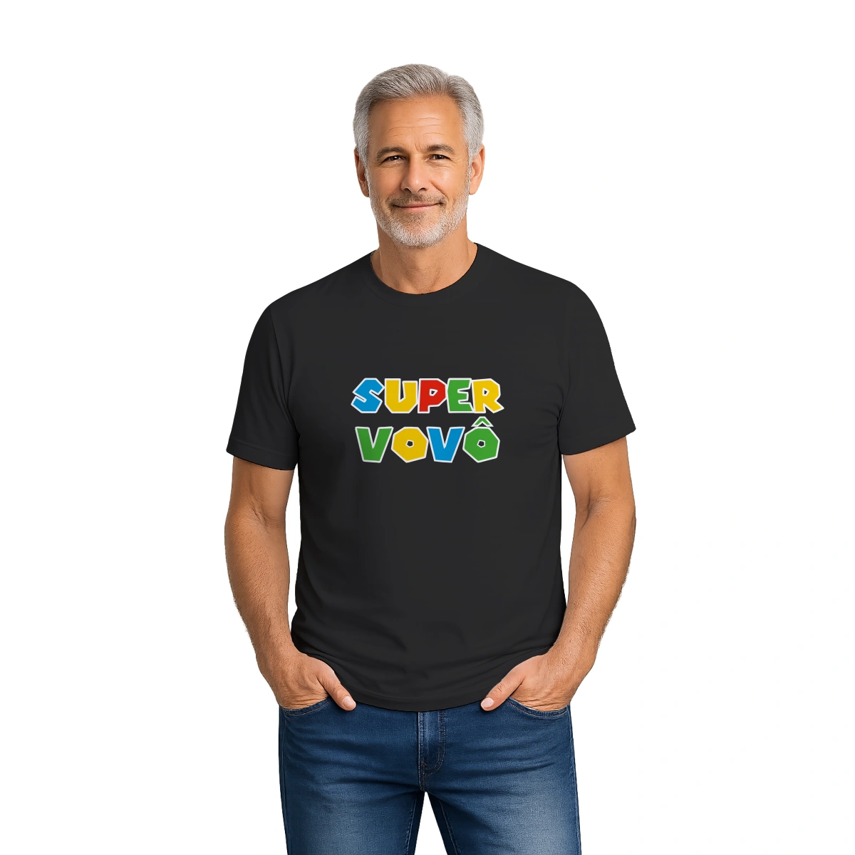 Camisa masculina Dia dos Avós Super Vovô - Imagem 12