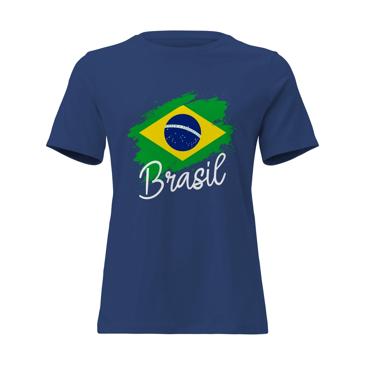 Camisa Feminina Baby Look Bandeira Brasil - Imagem 13