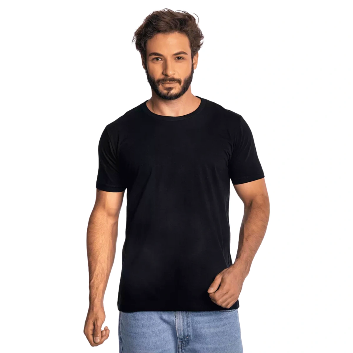 Kit 10 Camisas Masculina Lisa Algodão Premium Abuzze - Imagem 10