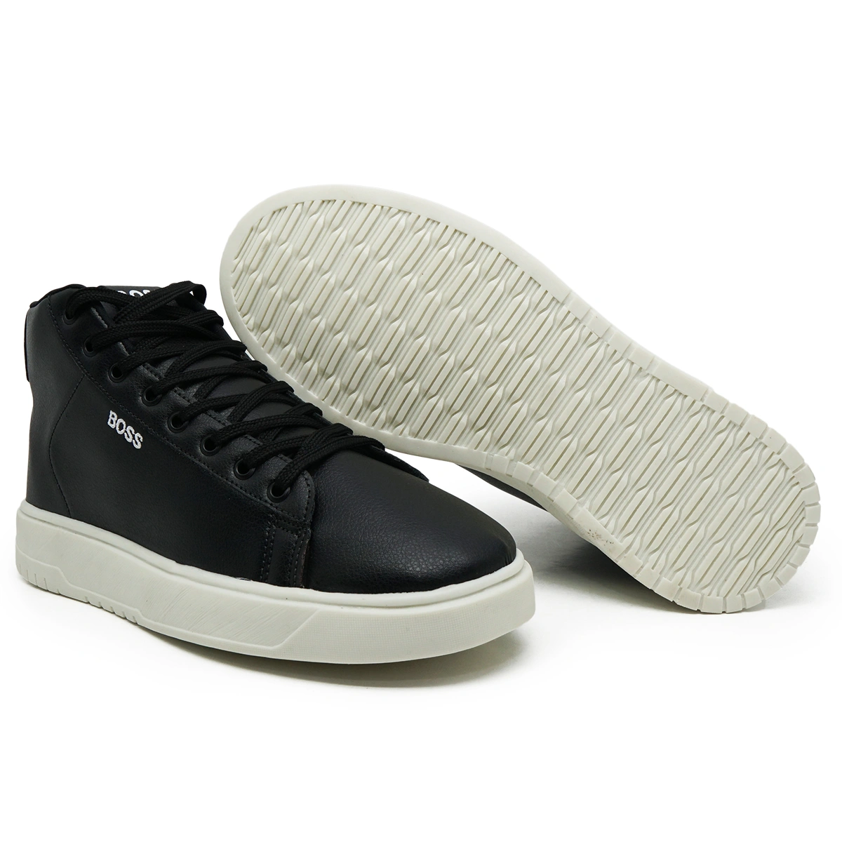 Tênis Masculino Cano Médio Casual Hugo Boss - Imagem 10
