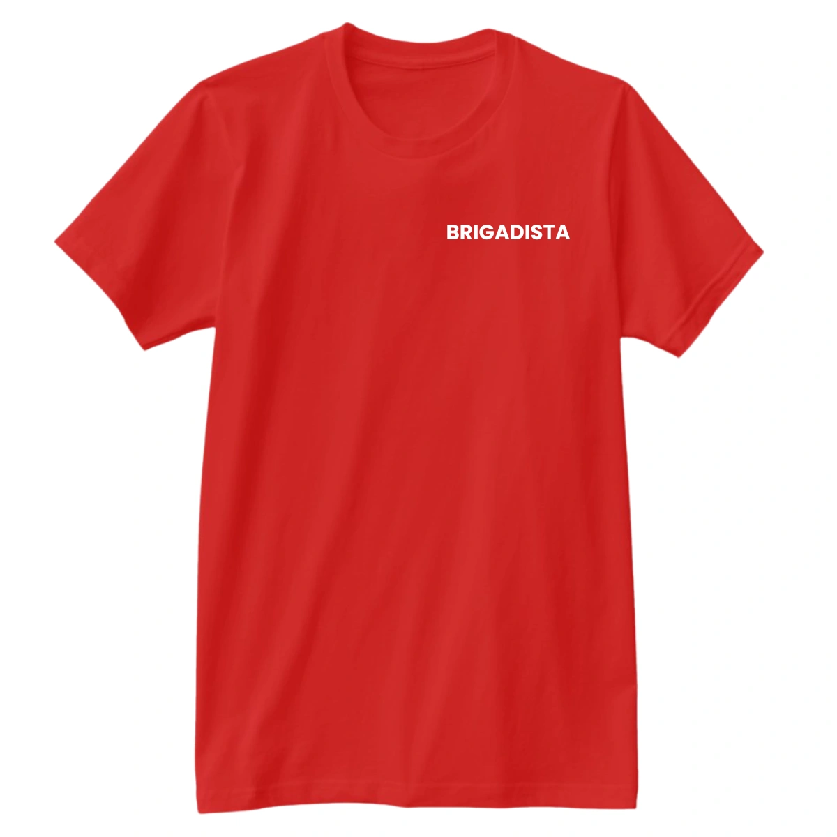 Camiseta Brigadista Brigada de Incêndio Bombeiro Uniforme