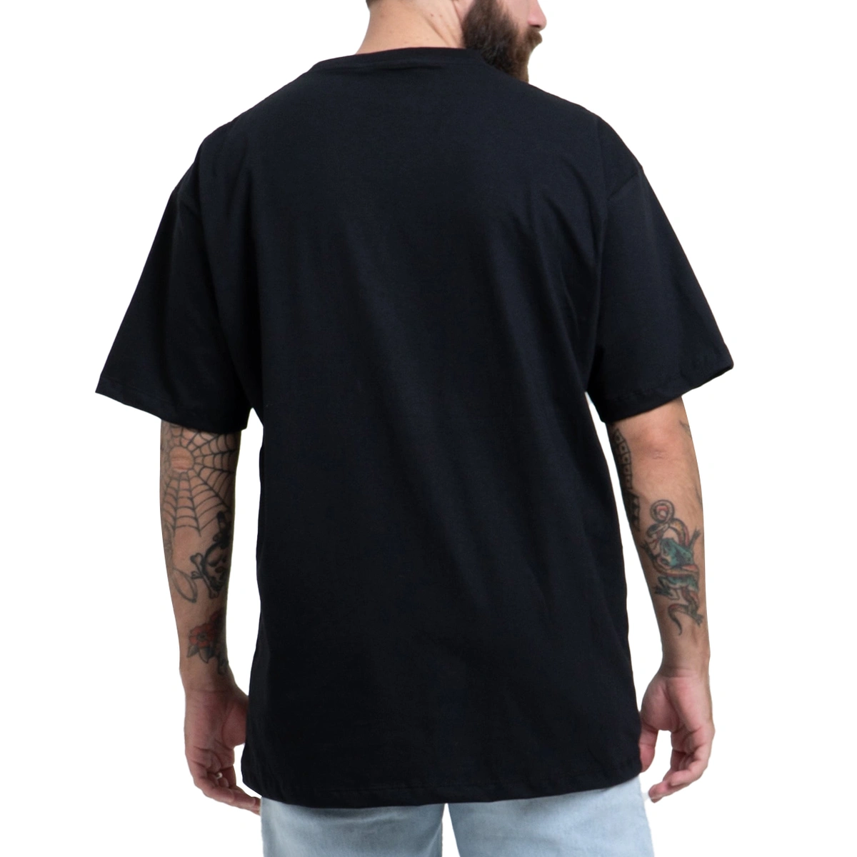 Camiseta Masculina Oversized Básica 100% Algodão Premium Alta Qualidade - Imagem 8