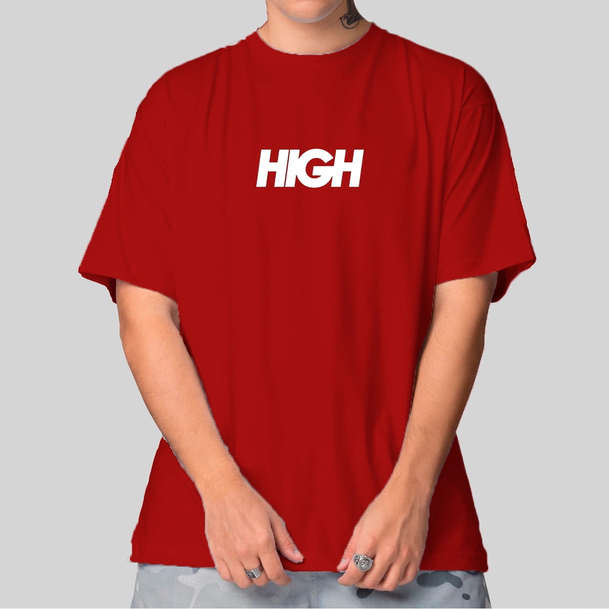 Camiseta Masculina Oversized HIGH - Imagem 5