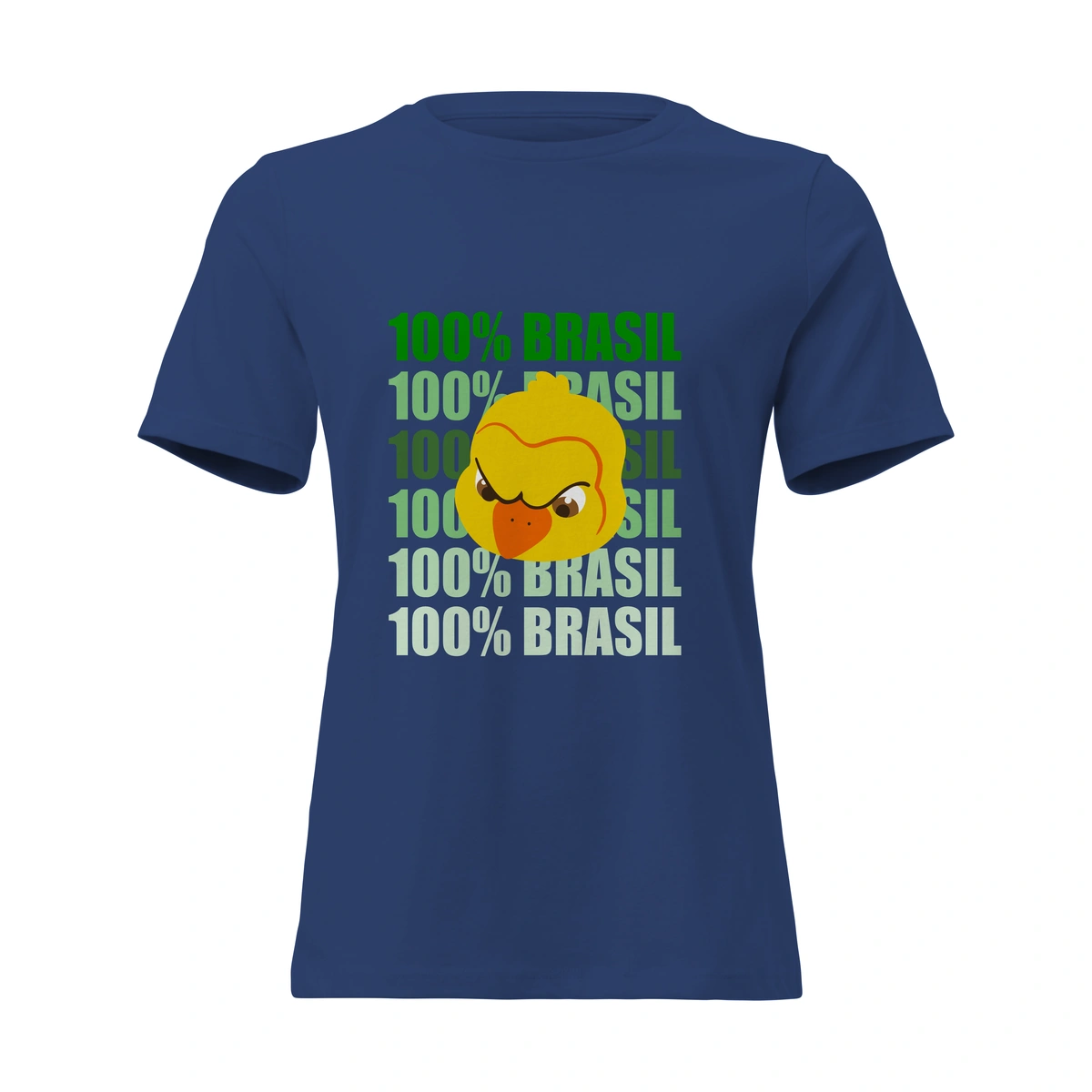 Camisa Feminina Baby Look 100% Brasil