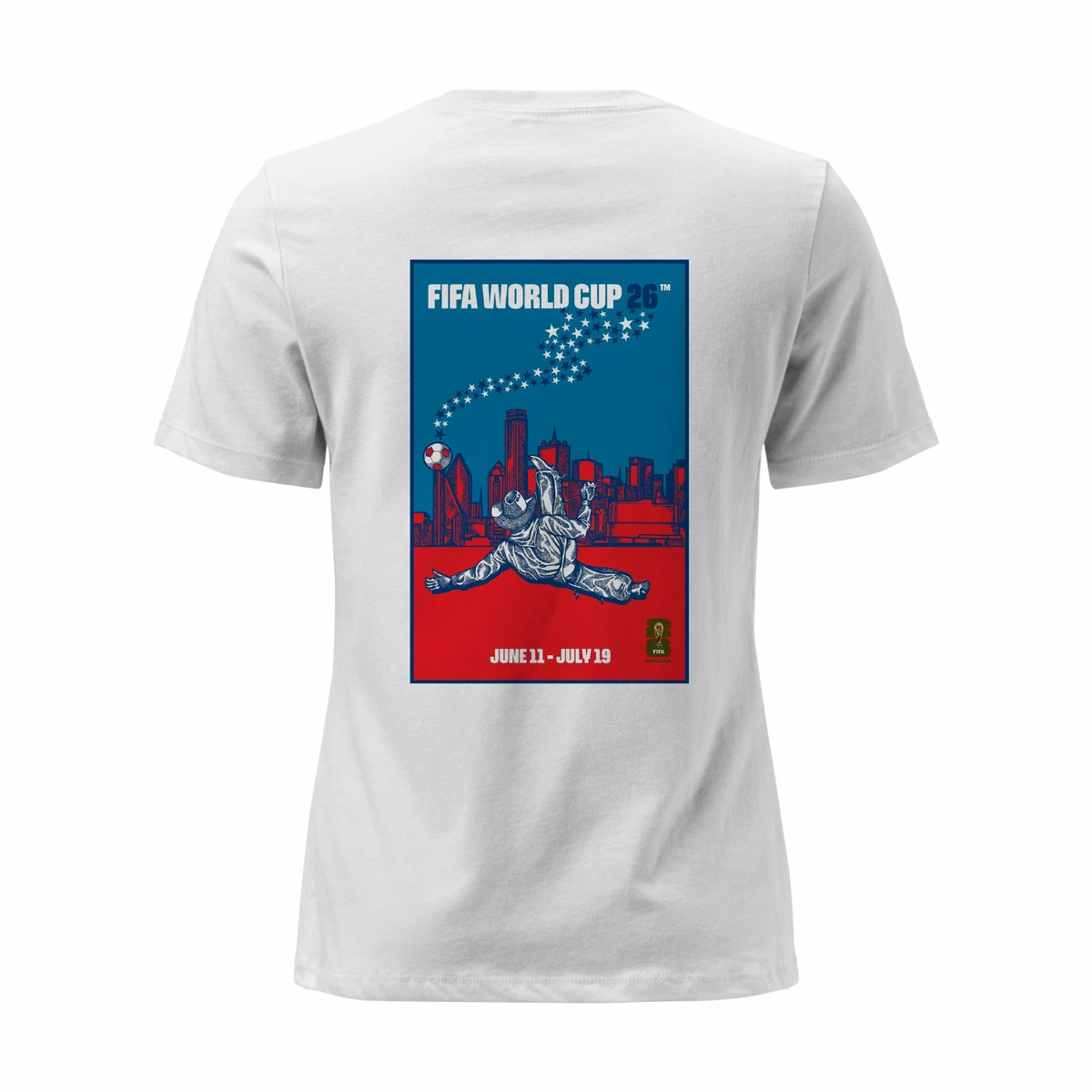 Camisa Feminina Baby Look Dallas Copa do Mundo - Imagem 2