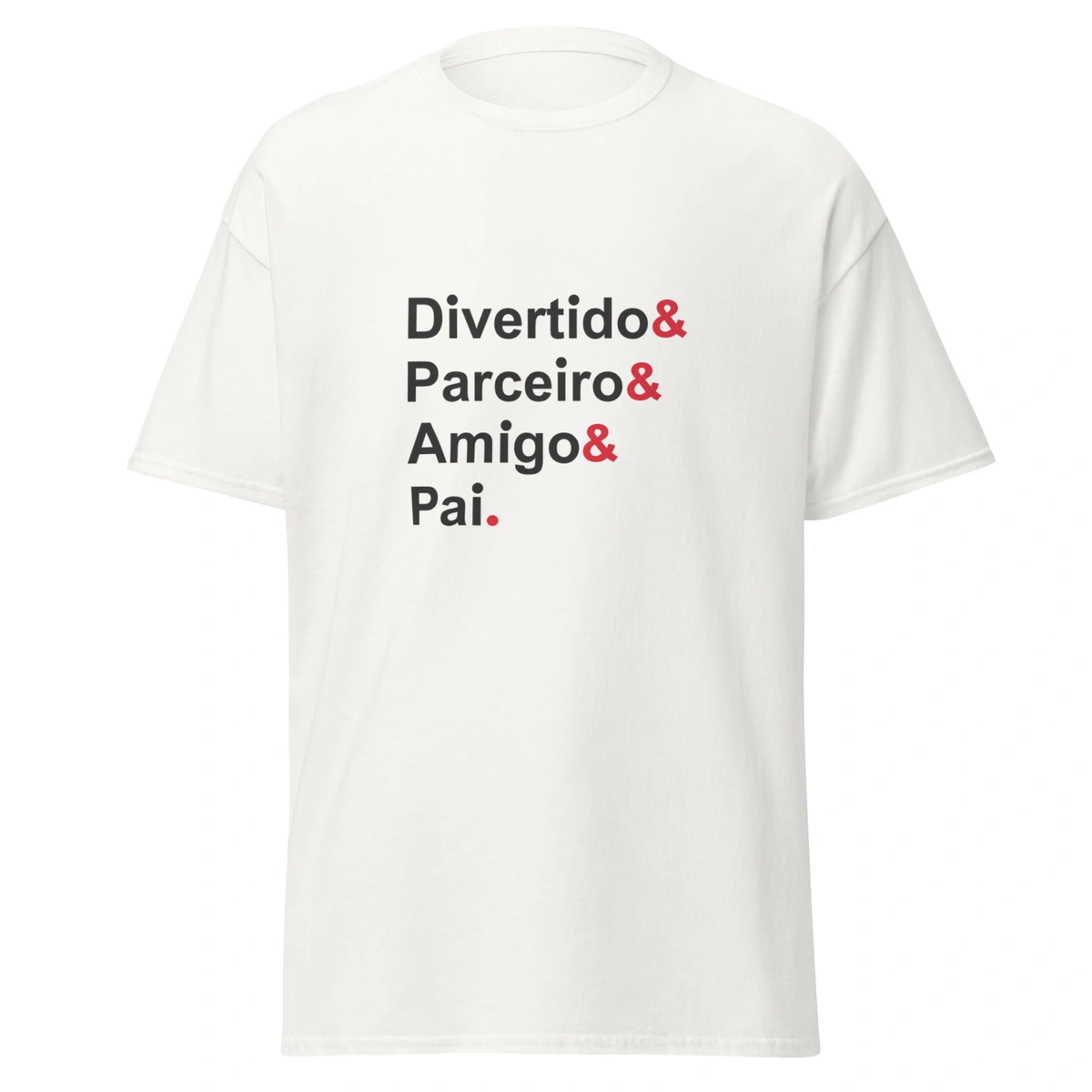 Camiseta Masculina Dia dos Pais Divertido & Parceiro & Amigo & Pai.