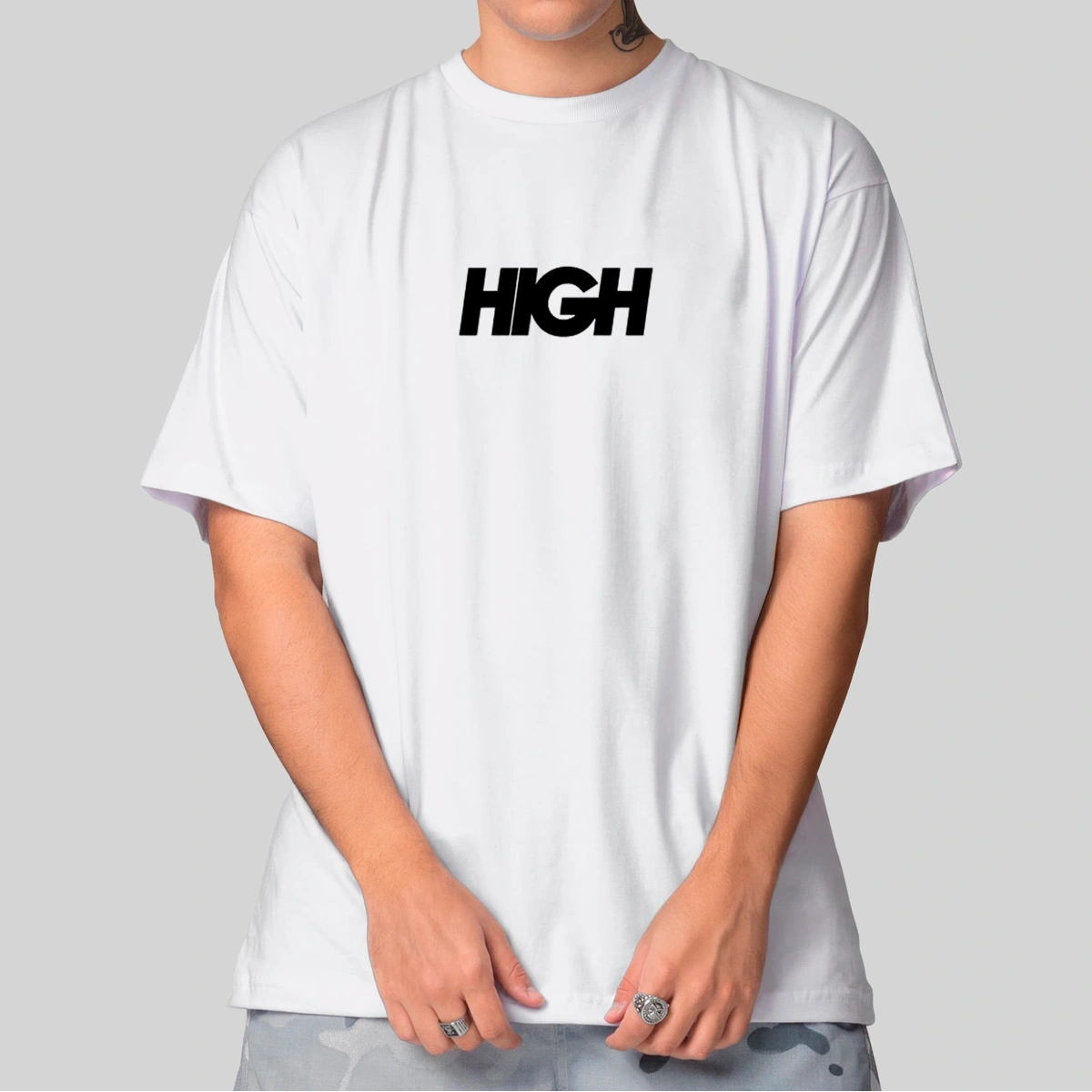 Camiseta Masculina Oversized HIGH - Imagem 3