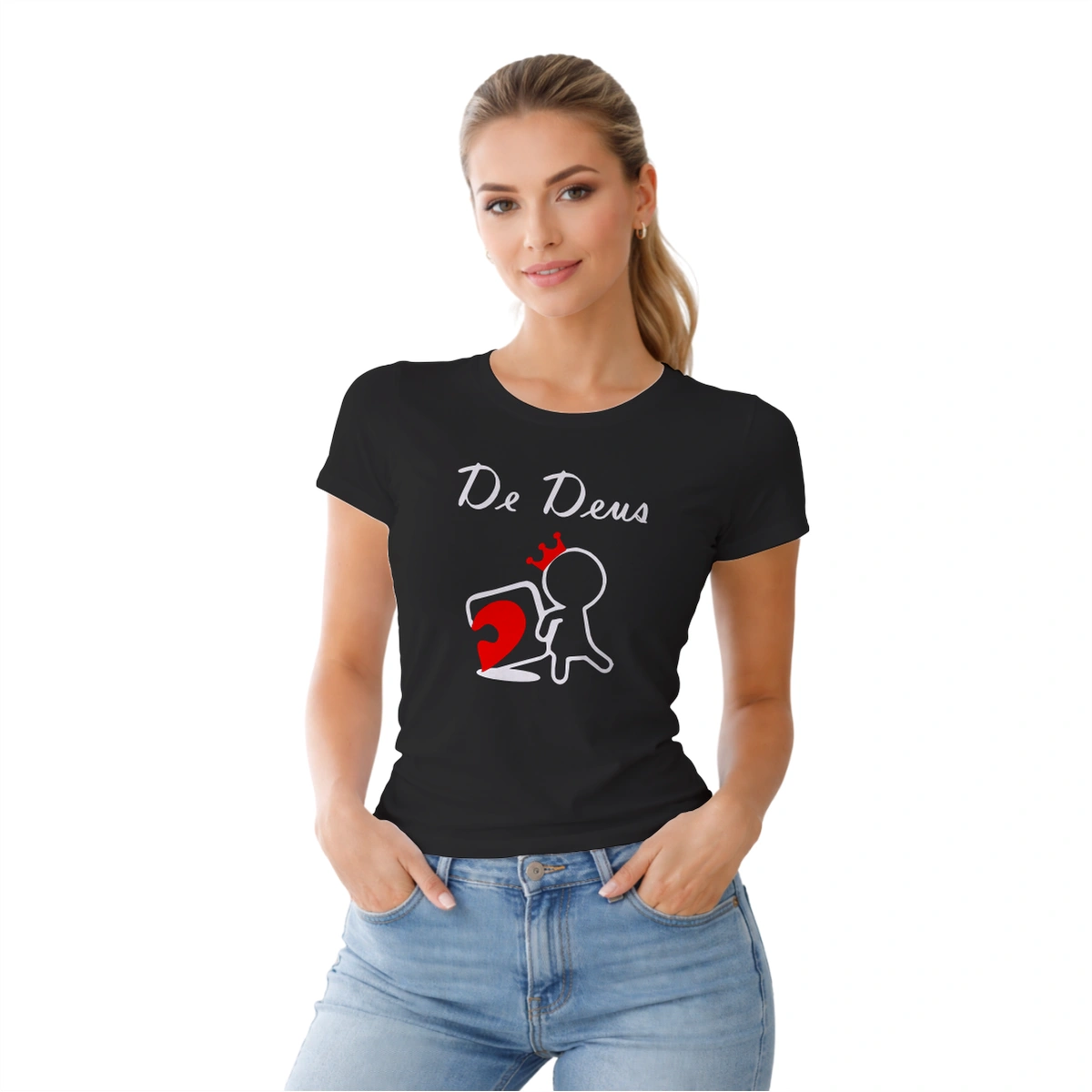 Camisa Feminina Baby Look Dia dos Namorados Metade de Deus - Imagem 11