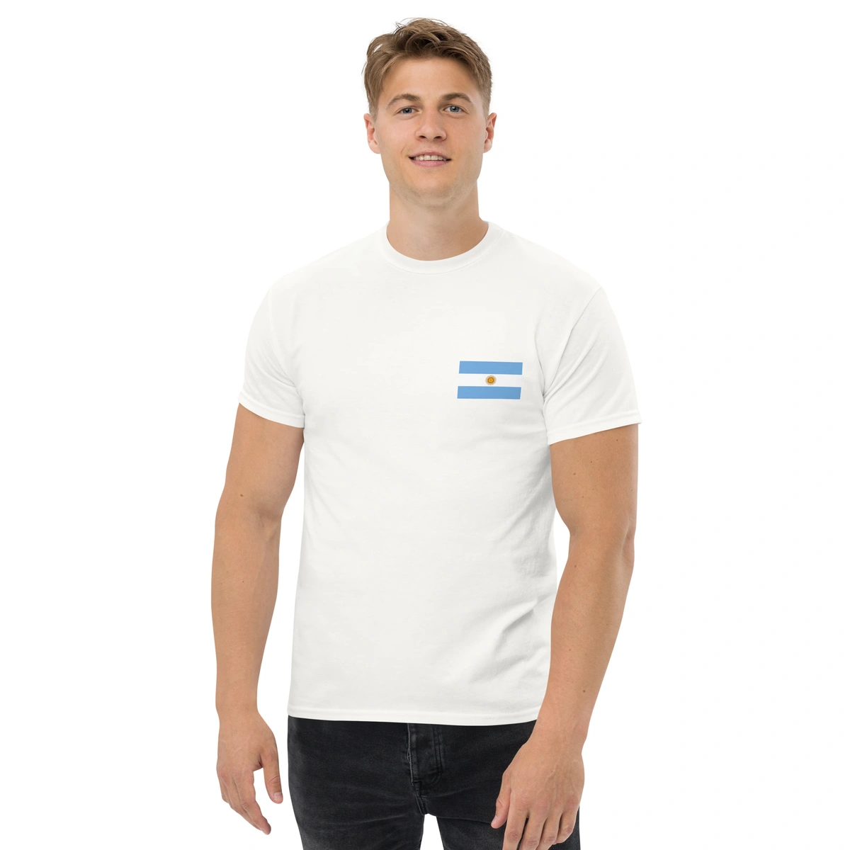 Camiseta Masculina Bandeira Argentina - Imagem 4