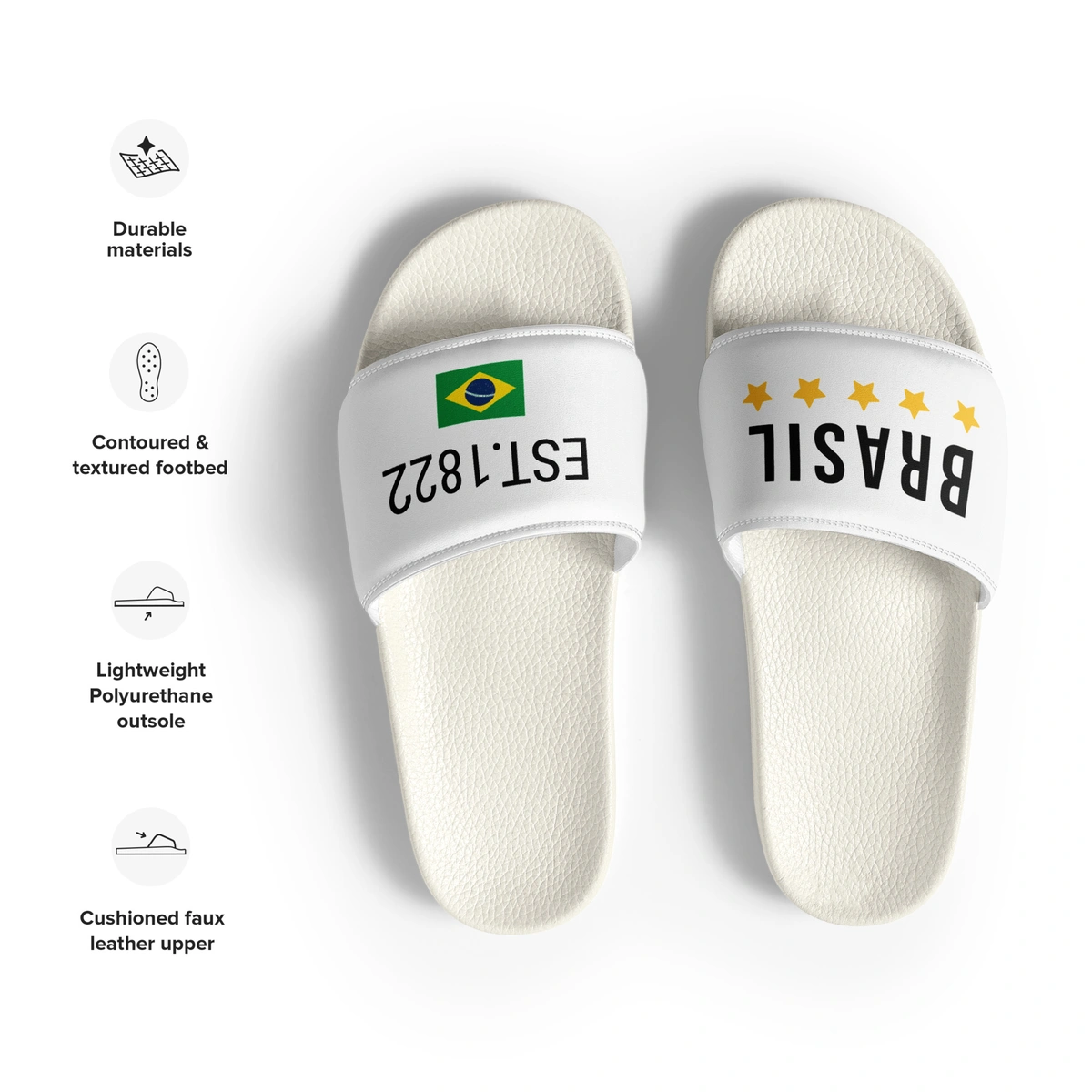 Chinelo Slide Masculino Seleção Brasil Varias Estampas II - Imagem 9