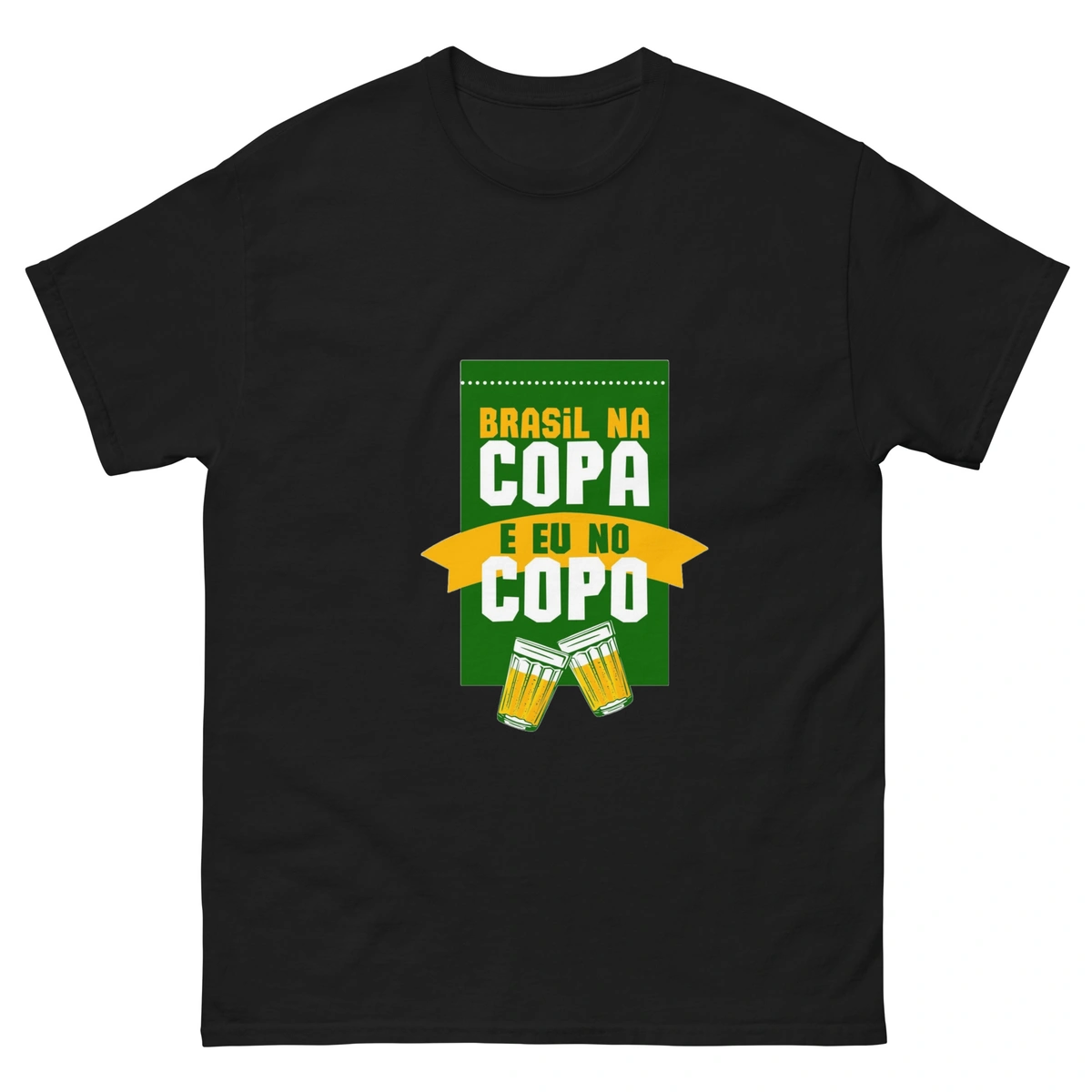 Camisa Masculina Plus Size Brasil na Copa do Mundo Eu no Copo - Imagem 10