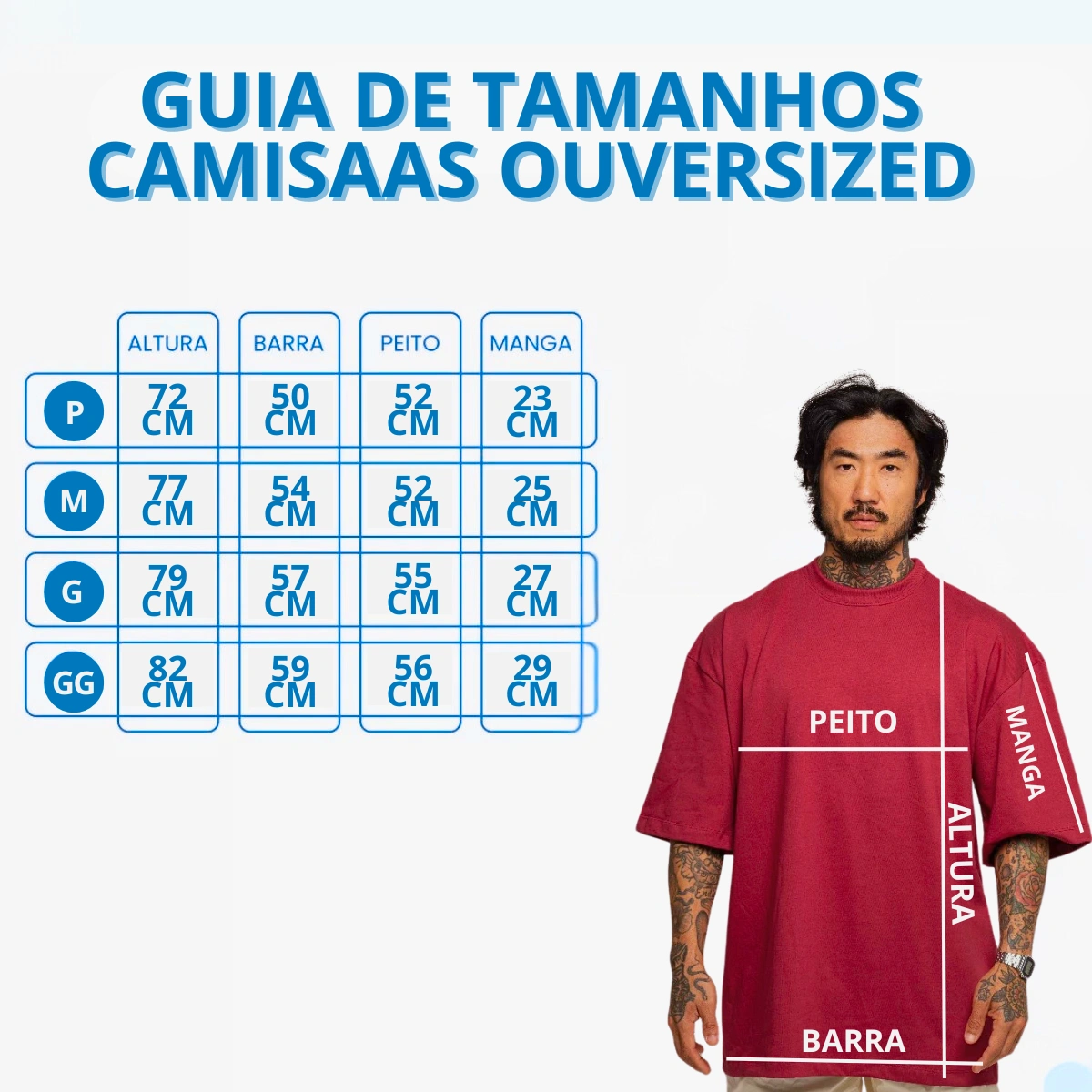 Camiseta Masculina Oversized Básica 100% Algodão Premium Alta Qualidade - Imagem 31