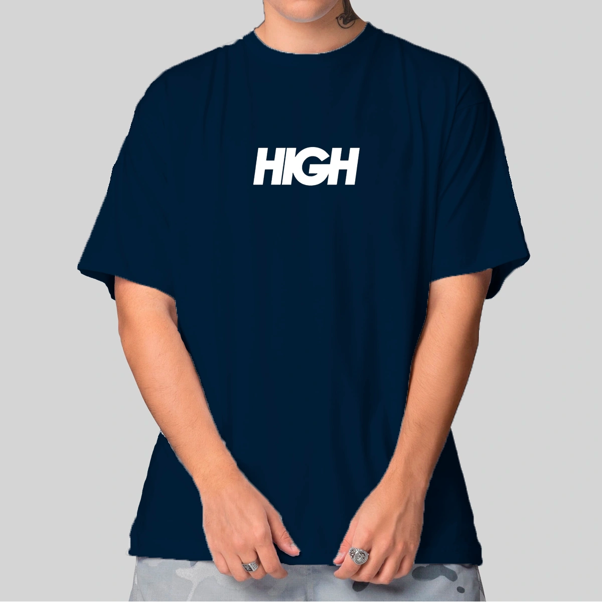 Camiseta Masculina Oversized HIGH - Imagem 7