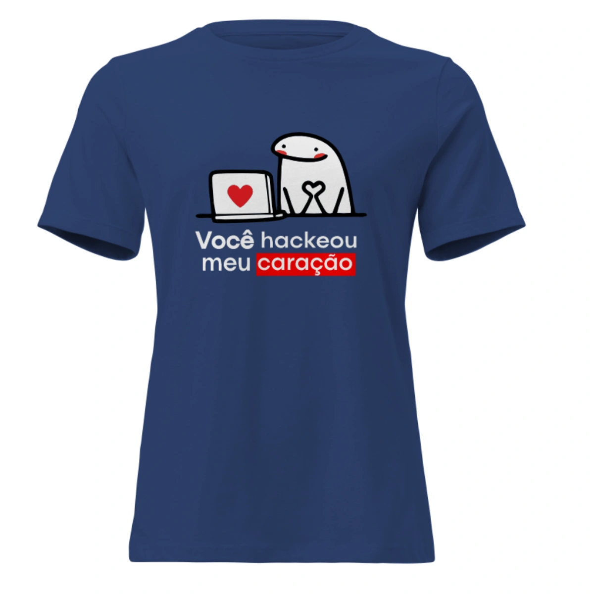 Camisa Feminina Baby Look Dia dos Namorados Você Hackeou Meu Coração - Imagem 13