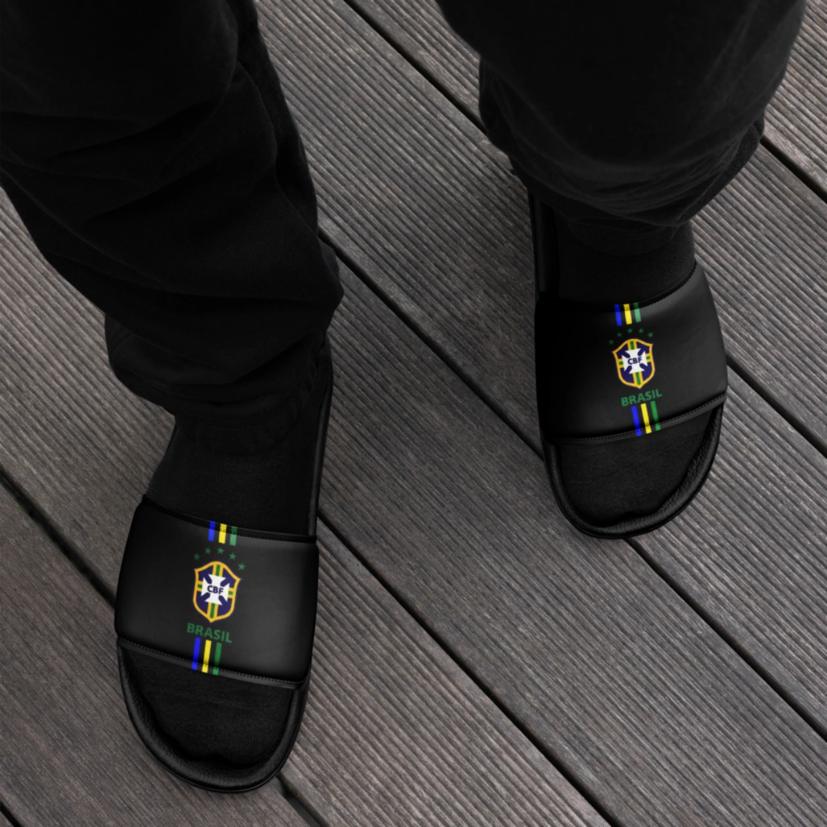 Chinelo Slide Masculino Seleção Brasil Varias Estampas II - Imagem 47