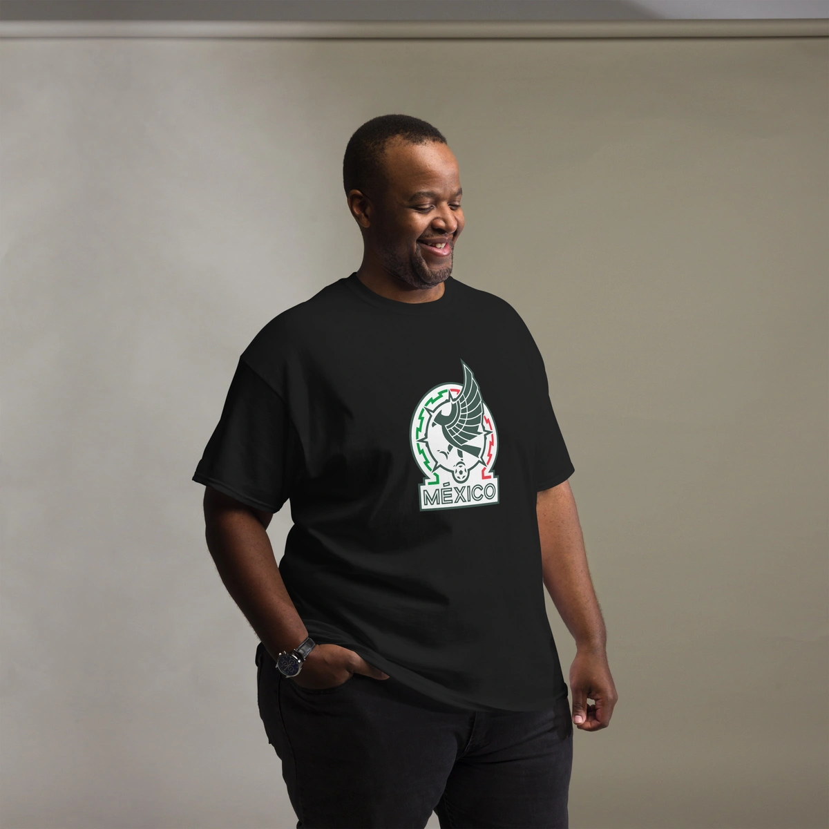 Camiseta Plus Size México Escudo