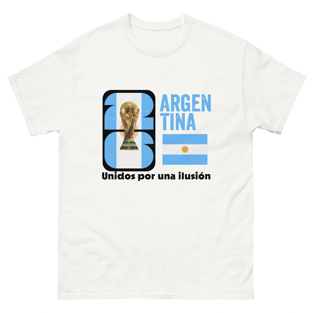Camisa Masculina Plus Size Argentina Unidos por Una Ilusión - Imagem 14