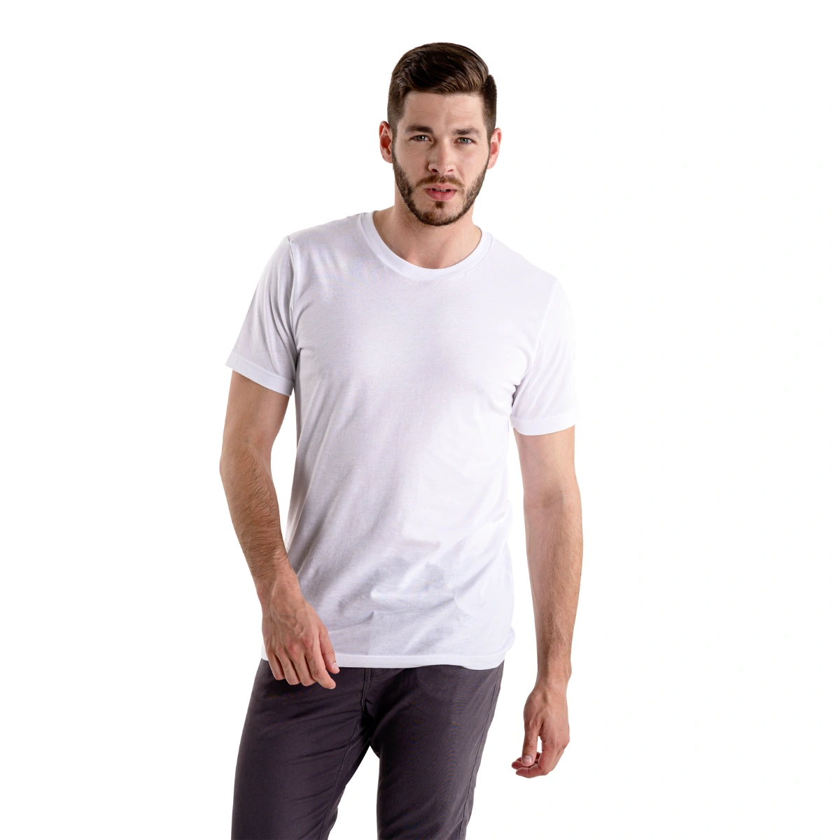 Kit 7 Camisas Masculina Lisa Algodão Premium - Imagem 11
