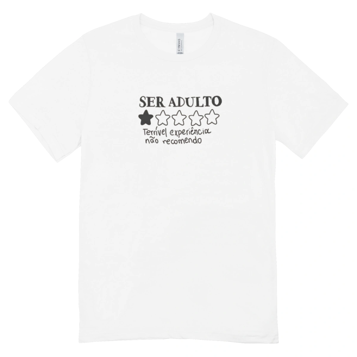 Camisa Feminina Baby Look Review da Vida Adulta