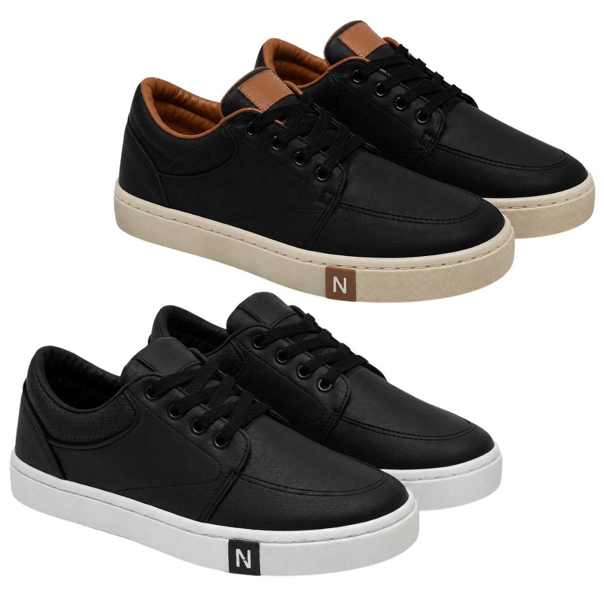 Kit 2 Tênis Masculino Casual Confortável Leve - Imagem 6