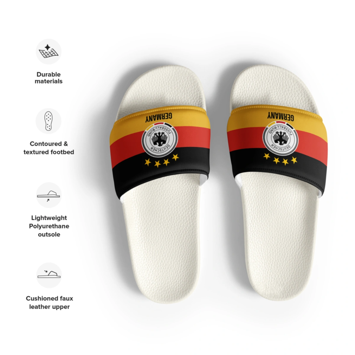Chinelo Slide Alemanha Bandeira