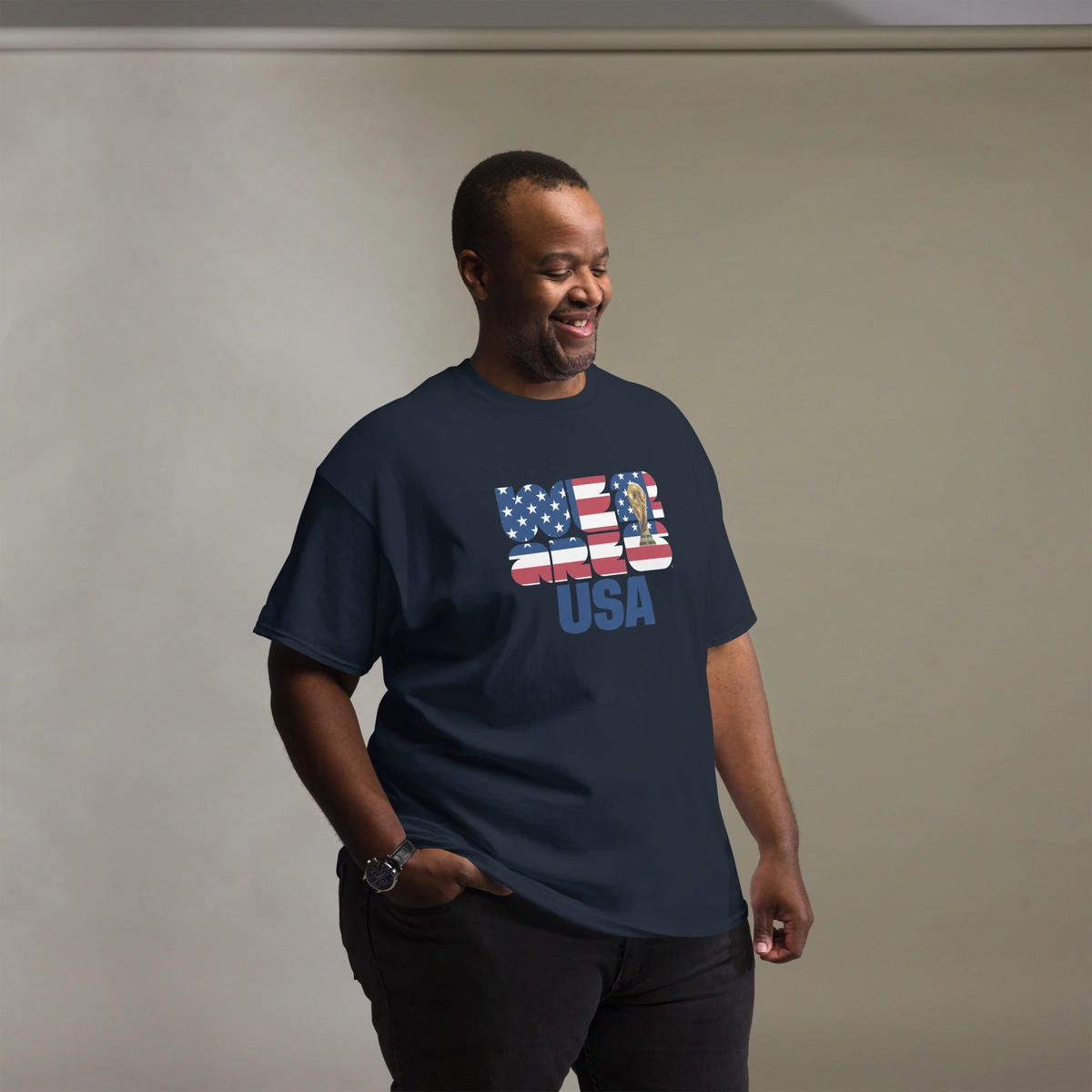Camiseta Plus Size Estados Unidos We Are Copa do Mundo 2026