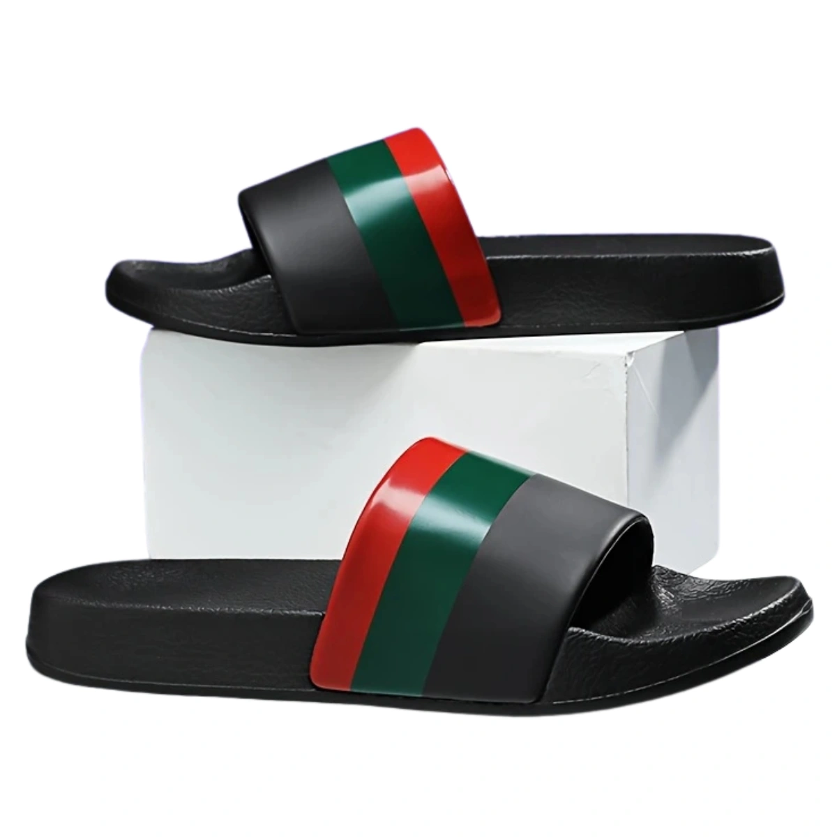 Chinelo Masculino Slide Listras
