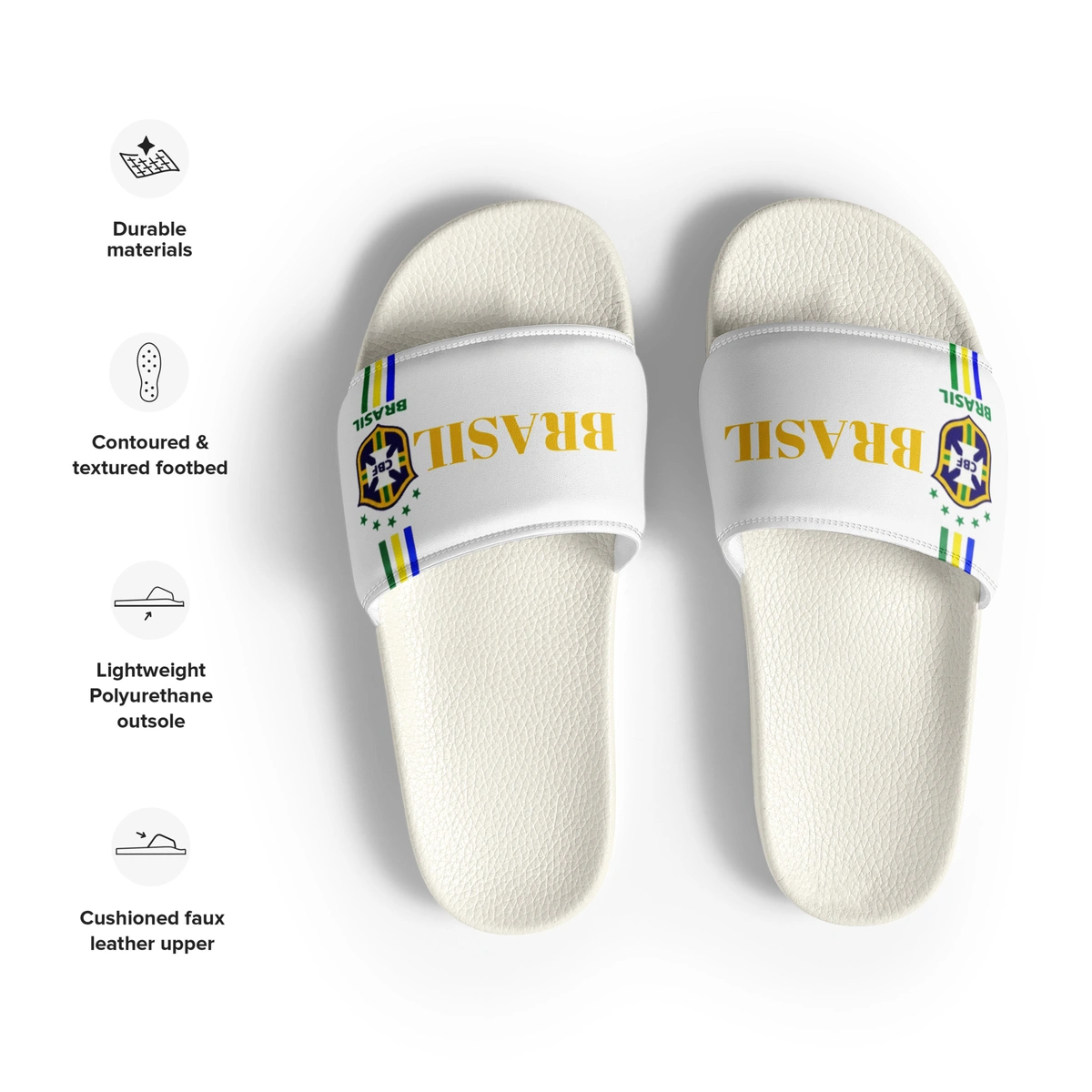 Chinelo Slide Masculino Seleção Brasil Varias Estampas II - Imagem 49