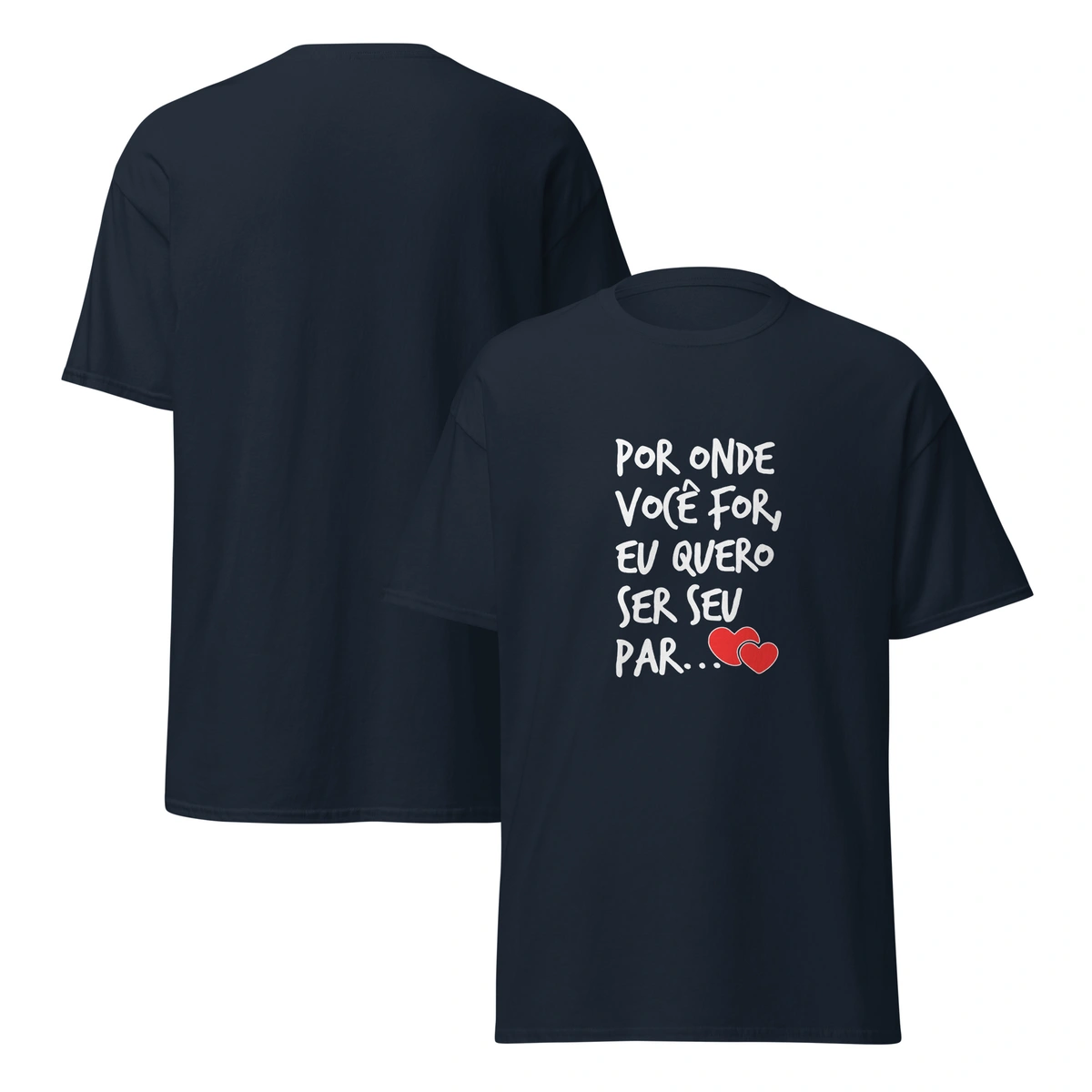 Camiseta Masculina Dias dos Namorados por Onde Você For - Imagem 2