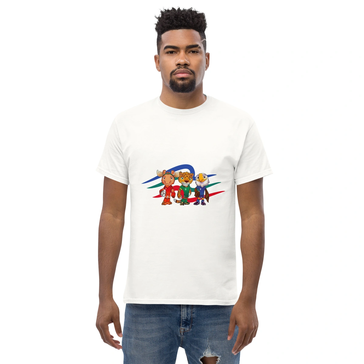 Camiseta Masculina Mascotes Copa do Mundo 2026 - Imagem 11