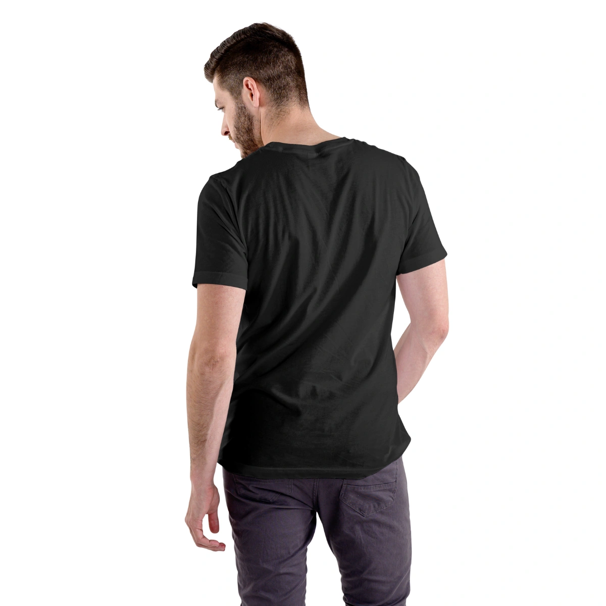 Camiseta Masculina Básica Lisa Algodão Premium - Imagem 9