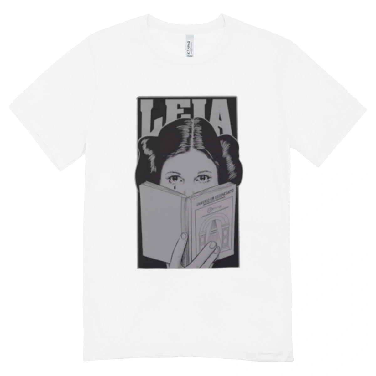 Camisa Feminina Baby Look Leia